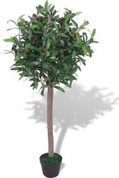  vidaXL VidaXL Sztuczne drzewko laurowe z doniczką, 120 cm, zielone