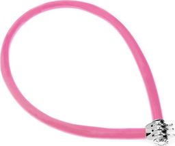Kryptonite Zapięcie, linka na szyfr Kryptonite Keeper 665 CC 6mm/65cm różowy uniwersalny