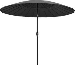  vidaXL VidaXL Parasol ogrodowy na słupku aluminiowym, 270 cm, antracytowy