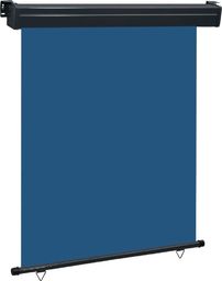  vidaXL Markiza boczna na balkon, 140 x 250 cm, niebieska