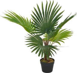  vidaXL VidaXL Sztuczna palma z doniczką, zielony, 70 cm