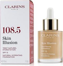  Clarins Skin Illusion Natural Hydrating Foundation Spf 15 108.5 Cashew 30ml