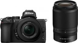 Aparat Nikon Z50 + 16-50 mm f/3.5-6.3 VR DX + 50-250 mm f/4.5-6.3 VR DX (VOA050K002)