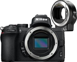 Aparat Nikon Z50 + adapter FTZ