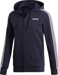 Adidas Bluza męska Essentials 3 Stripes Fullzip Fleece granatowa r. S (DU0475)