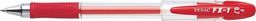  Penac Długopis żelowy PENAC FX1 0,7mm, czerwony