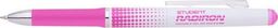  ICO Długopis żelowy ICO Student Radiron, wymazywalny, blister, mix kolorów