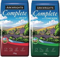  GILBERTSON&PAGE Arkwrights Beef 15 kg + Arkwrights Chicken 15kg