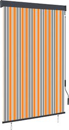 vidaXL Roleta zewnętrzna, 120x250 cm, żółto-niebieska