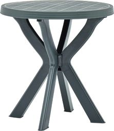  vidaXL stolik bistro, zielony, 70 cm, plastikowy (48797)