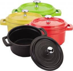 Maestro ALUMINIOWY MINI GARNEK/SOSJERKA 10cm 250ml 4 KOLORY MAESTRO MR-4010 (ŻÓŁTY)