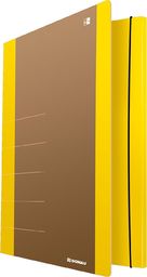  Donau Teczka z gumką DONAU Life, Karton, A4, 500gsm, 3-skrz., żółty