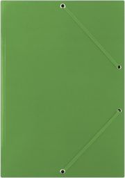  Donau Teczka z gumką DONAU, karton, A4, 400gsm, 3-skrz., zielona