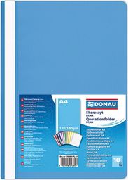  Donau Skoroszyt DONAU, PP, A4, standard, 120/180mikr., jasnoniebieski