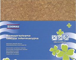  Donau Tablica informacyjna DONAU, 58x46cm, samoprzylepna, brązowa