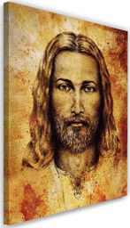  Feeby Obraz na płótnie Canvas, Całun Turyński Twarz Jezusa Chrystusa 80x120