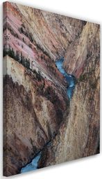  Feeby Obraz na płótnie - Canvas, Rwąca rzeka wśród skał 40x60