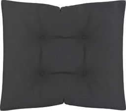  vidaXL Poduszka na podłogę lub palety, 60 x 61 x 10 cm, czarna