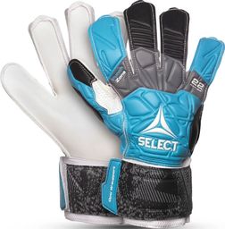  Select Rękawice bramkarskie Select 22 Flexi Grip Flat Cut 2019 niebiesko-szaro-białe