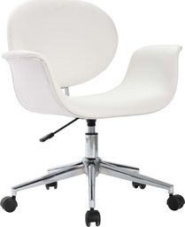 Krzesło biurowe vidaXL Białe