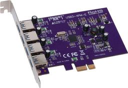 Kontroler Sonnet PCIe 2.0 x1 - 4x USB 3.0 (USB3-4PM-E)