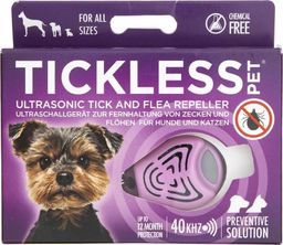  Tickless TickLess ultragarsinis pakabukas nuo erkių ir blusų šunims ir katėms, rožinis