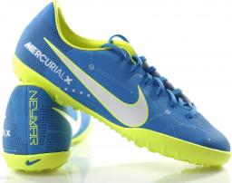 Nike Niebiesko-żółte buty piłkarskie na orlik Nike Mercurial Victory TF 921494-400 JR 36