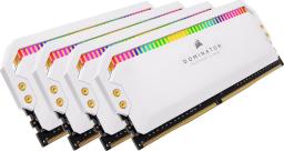 Pamięć Corsair Dominator Platinum RGB, DDR4, 32 GB, 3600MHz, CL18 (CMT32GX4M4C3600C18W)