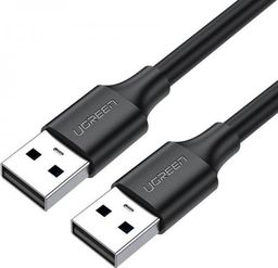 Kabel USB Ugreen USB-A - USB-A 1 m Czarny (UGR391BLK)