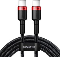 Kabel USB Baseus USB-C - USB-C 2 m Czarno-czerwony (BSU1520REDBLK)