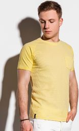  Ombre Koszulka męska S1182 żółta r. XXL