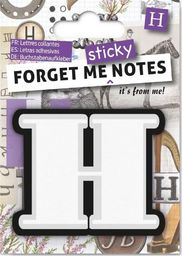  IF Forget me sticky notes kart samoprzylepne litera H