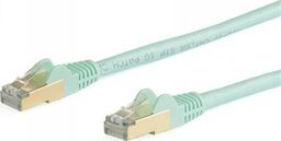  StarTech STARTECH.COM 10m CAT6a-Ethernet-Kabel - Trkis - RJ45-Ethernet-Kabel - Snagless - STP-Kabel - Kupfer - 10-Gbit Netzwerkkabel