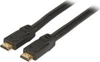 Kabel EFB EFB HDMI HighSpeed Anschlusskabel mit Ethernet 4K60Hz Stecker Typ A auf Stecker Typ A Schwarz 1m
