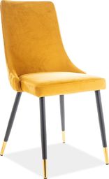  Signal 2-jų kėdžių komplektas Signal Meble Piano, geltonas