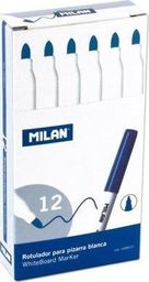  Milan Marker do tablic cienki niebieski (12szt) MILAN