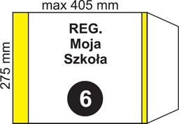  Fol-Plast Okładka na podr regulowana NR 6 (20szt)