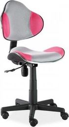 Krzesło biurowe Signal Q-G2 Szaro-różowe