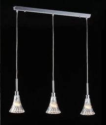 Lampa wisząca Italux Patria nowoczesna klasyczna chrom  (MD1100308-3A)