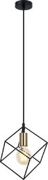 Lampa wisząca Italux Morestel nowoczesna czarny  (MDM-4244/1 BK+BRO)