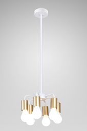 Lampa wisząca Auhilon INGA industrial biały  (LS-PE1243-BIAŁA)