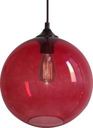 Lampa wisząca Candellux Edison retro industrial czerwony  (31-21410)
