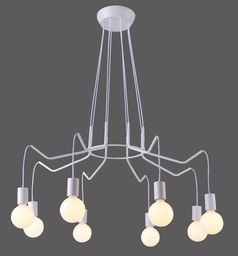 Lampa wisząca Candellux BASSO industrial minimalistyczna biały  (38-71040)