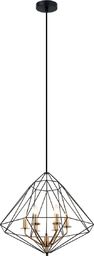 Lampa wisząca Italux Maresmo industrial czarny  (PEN-6369-6-BKBR)
