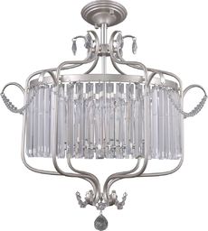 Lampa wisząca Italux Rinaldo glamour srebrny  (PNPL-33057-6B-CH.S)