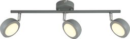 Lampa sufitowa Candellux Spot sufitowy szary Candellux MILD LED 93-66541