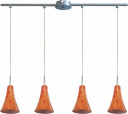 Lampa wisząca Candellux Lampa wisząca pomarańczowa do jadalni Candellux RUFI 34-14668