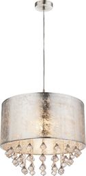 Lampa wisząca Globo Amy glamour srebrny  (15188H3)