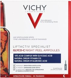  Vichy Naktinės veido ampulės Vichy Liftactiv Specialist 10 x 2 ml