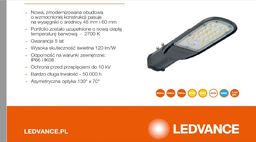  Ledvance Oprawa uliczna LED 60W ECO AREA L 10kV SPD 840 7200lm GR LEDV 4058075425255